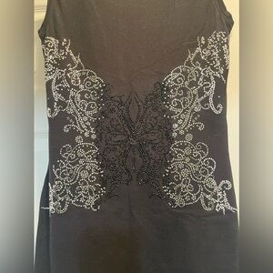 Royal Underground Embellished Stretchy Rhinestone Dress
